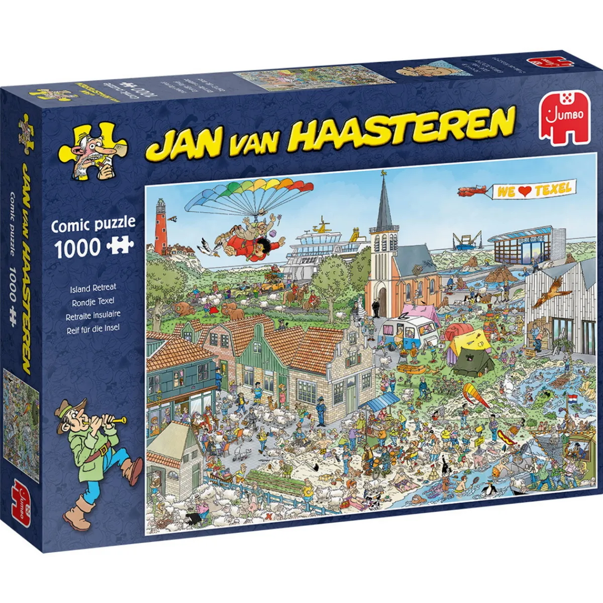 Barn Jan Van Haasteren JvH Pussel 1000 Island Retreat