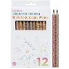 Barn Creative Colors Kaleidoscope Pens – roliga flerfärgspennor med två färger i varje penna!