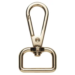 Panduro Hobby Karbinhake av metall, guldfärgad, 2,2×4,8 cm | Väsktillbehör