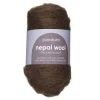Nepal Wool Kardad ull 50 g brun