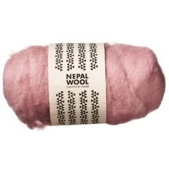 Nepal Wool Kardad ull 50 g gammelrosa
