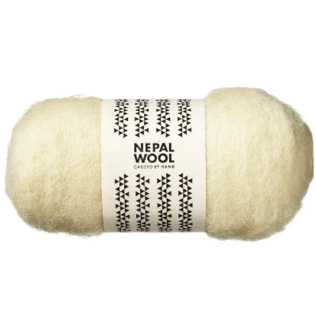 Nepal Wool Kardad ull 50 g naturvit | Ull