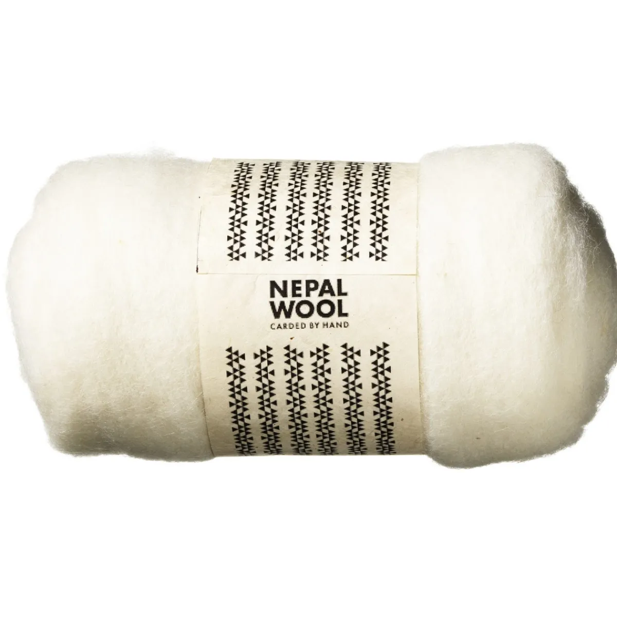Nepal Wool Kardad ull 150 g naturvit | Ull