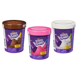 Kinetic Sand Ice Cream, 113 gram leksand, pris per burk, säljs assorterat online | Barn Leklera