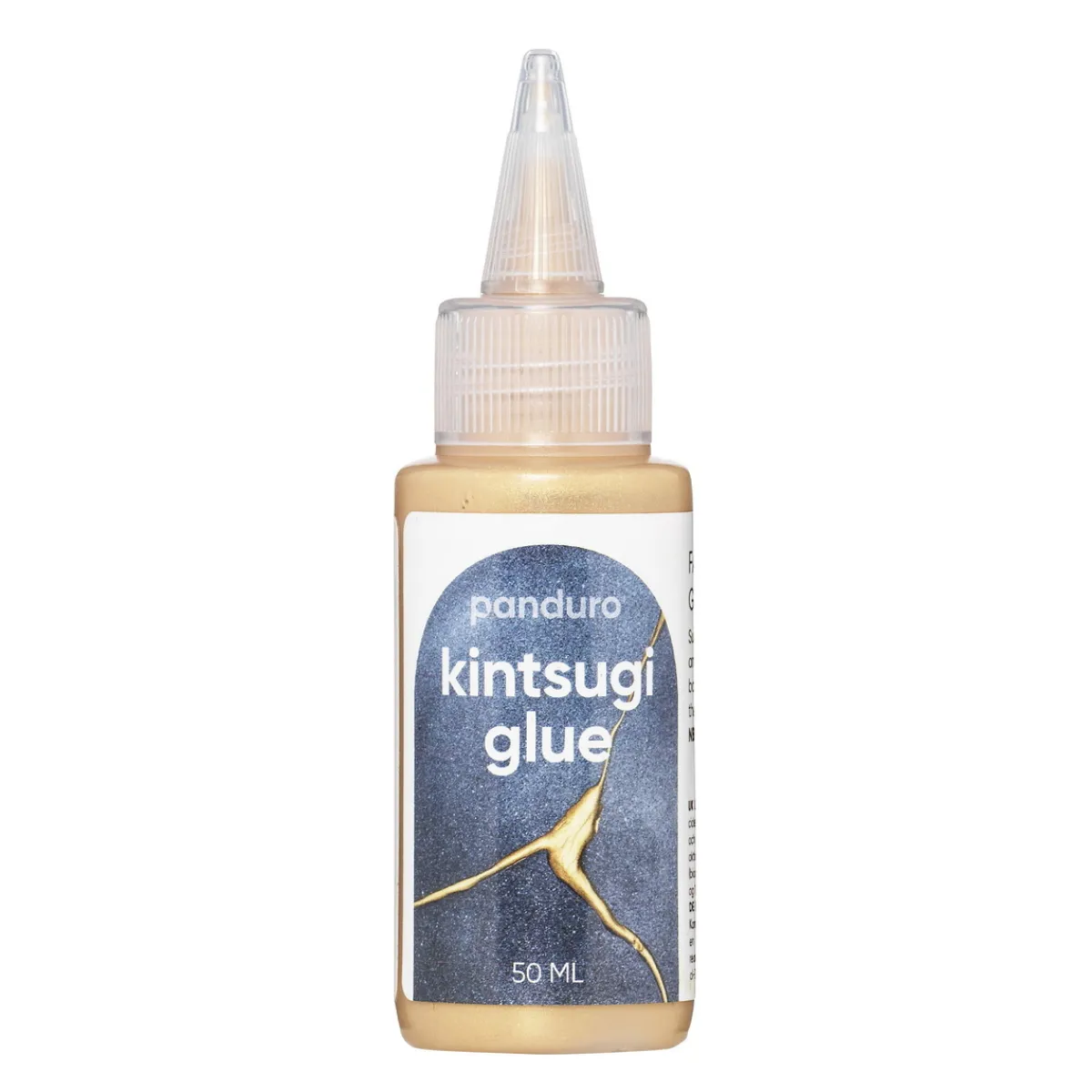 Panduro Hobby Kintsugi Glue 50 ml, guldfärgat kintsugi lim för keramik och porslin | Speciallim