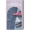 Panduro Hobby Kit applikator / verktyg för att smälta fast rhinestones & strass + 3120 pärlor | Övrig Textildekor