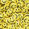 Barn Panduro Hobby 50 klargula stora runda smileypärlor – sprid glädje med smileys! Ø14 mm