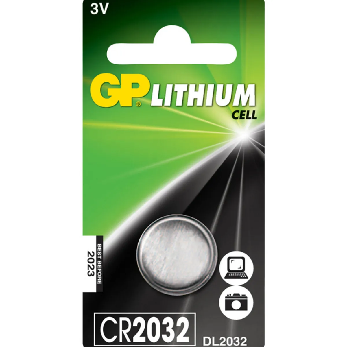 GP batteri Knappcellsbatteri GP CR2032 3V | Övrigt