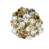 Panduro Hobby Knappmix guld&silver storpack