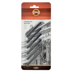 Koh i Noor KOH-I-NOOR Charcoal Blocks 6st | Kolpennor & Ritkol