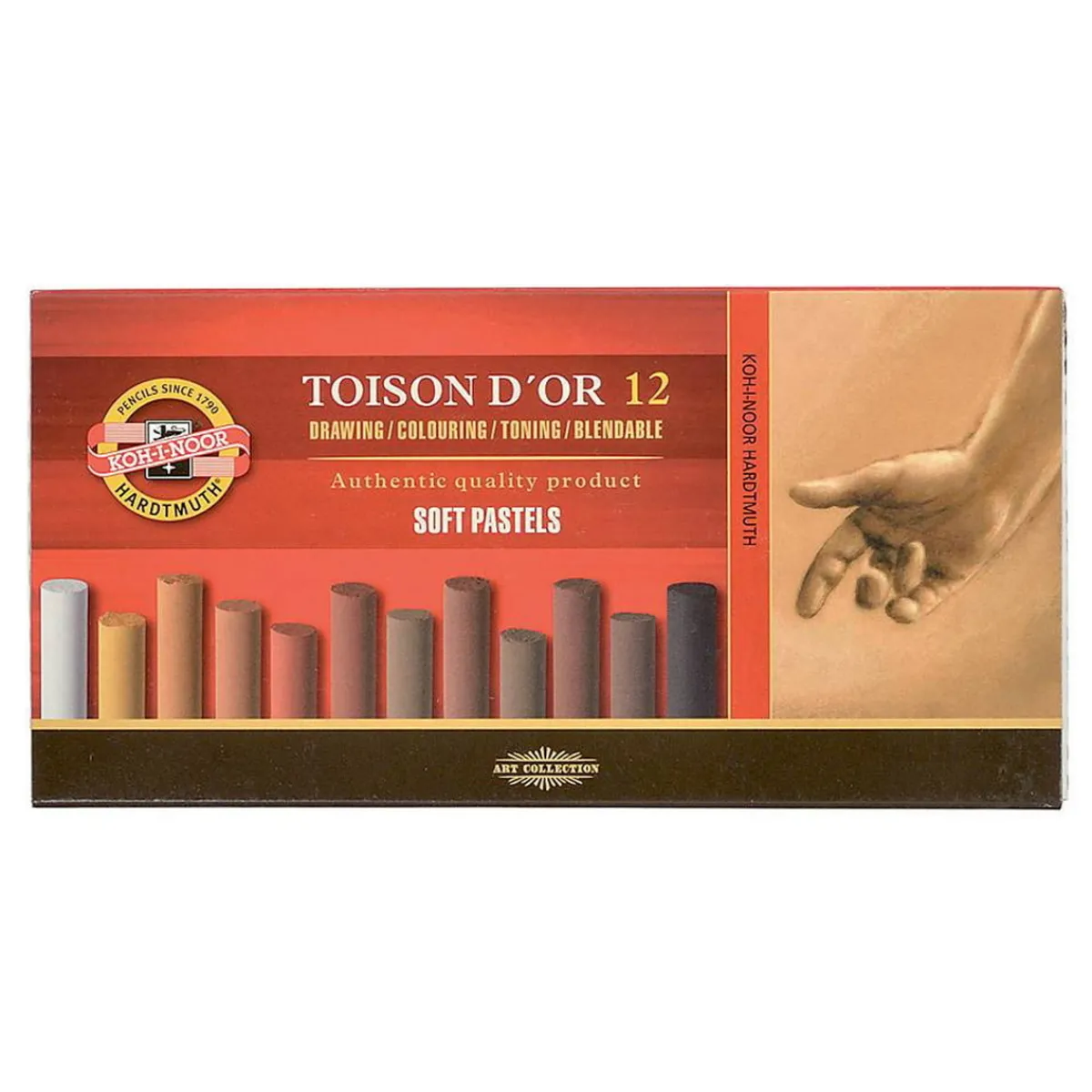Koh i Noor Koh-I-Noor Pastellkritor 12 br