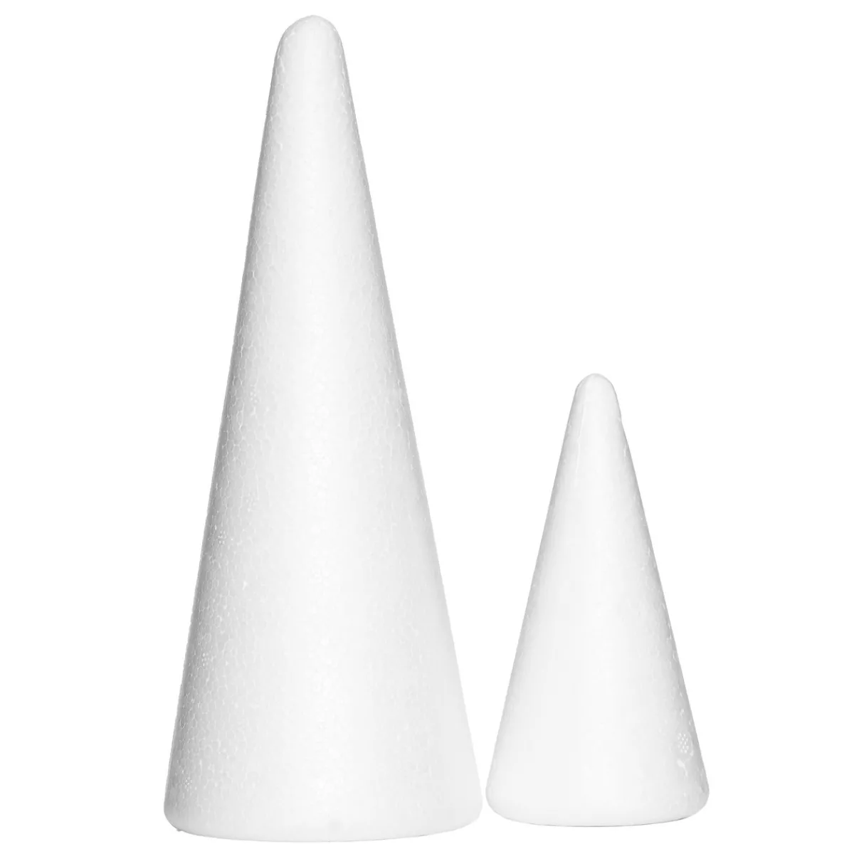 Panduro Hobby 2 koner av styrolit, längd 11 / 20 cm | Styrolit