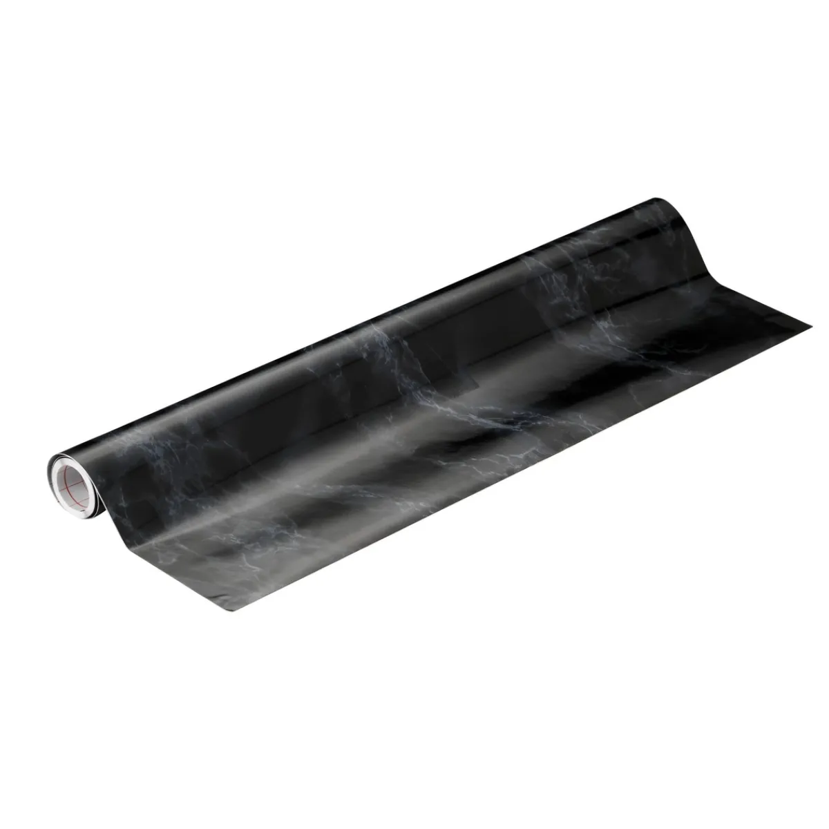 Oklassificerat Kontaktplast 45x200 sv. marmor | Kontaktplast - Dekorplast