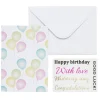 Panduro Design Kortkit A5 (105×148 mm) med kuvert & stickers – Ballong | Kort