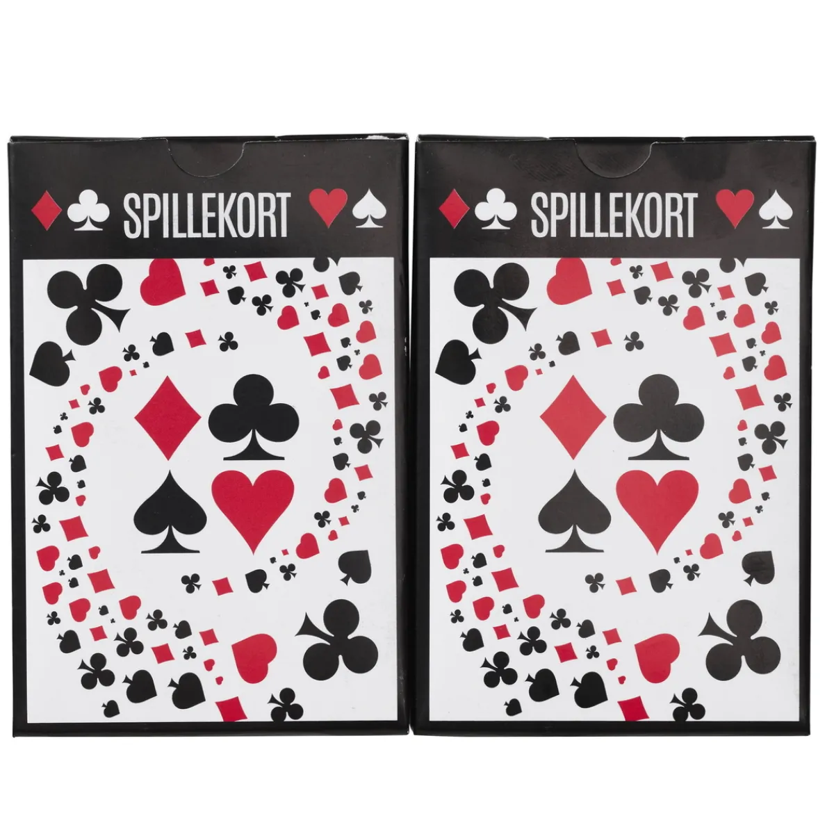 Barn Maxtoys Kortlek, 2-pack kortlekar i klassiskt utförande med 52 kort + 4 jokrar