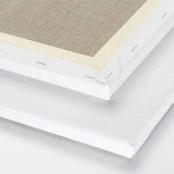 Kreatima Artists' linnecanvas, målarduk av linne 22×16 cm, djup 2 cm, 460 g/m² | Uppspänd Målarduk / Lin