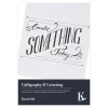 Kreatima Calligraphy & Lettering kalligrafiblock, A4 (210×297 mm), 20 ark, 100 g/m²