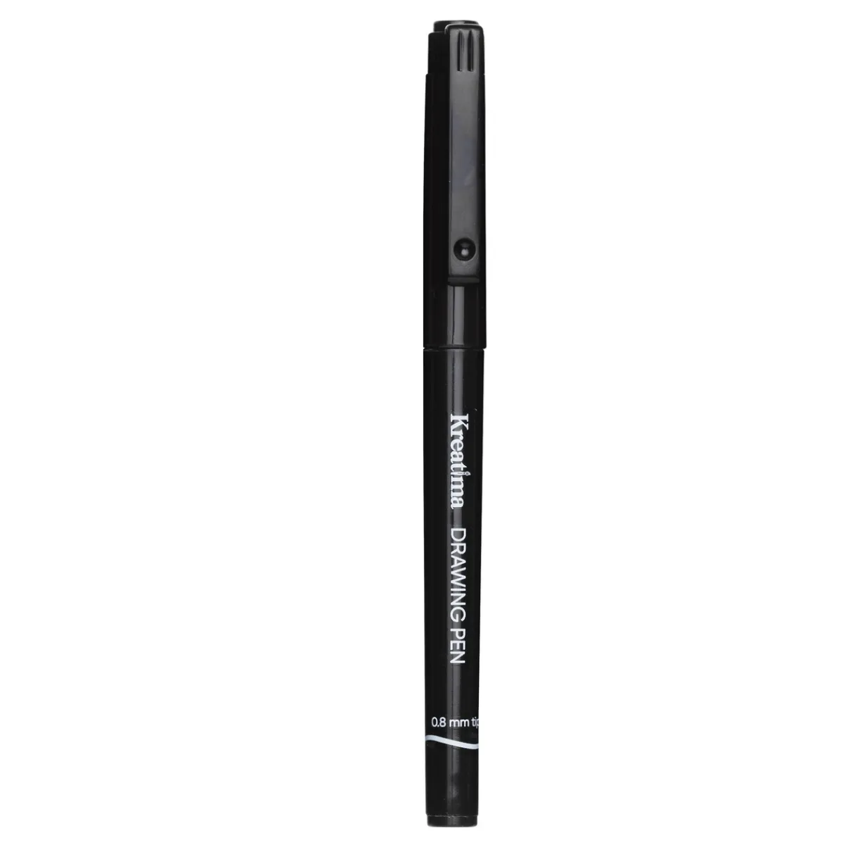 Kreatima Drawing Pen, fineliner med svart bläck 0,8 mm spets | Tuschpennor & Markers