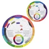 Kreatima färghjul 2-pack – Ø13 cm & Ø23,5 cm. Kallas även färgcirkel och färgsnurra