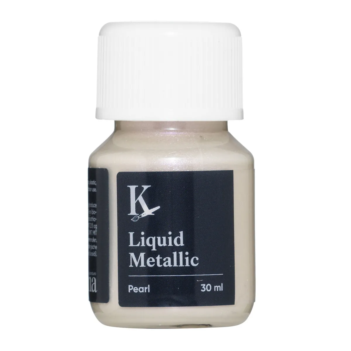 Kreatima Liquid Metallic 30 ml, vattenbaserad metallicfärg – Yellow gold