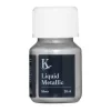 Kreatima Liquid Metallic 30 ml, vattenbaserad metallicfärg – Silver