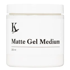 Kreatima Matte Gel Medium, matt gelbaserat medium för akrylfärg, 250 ml | Målarmedier