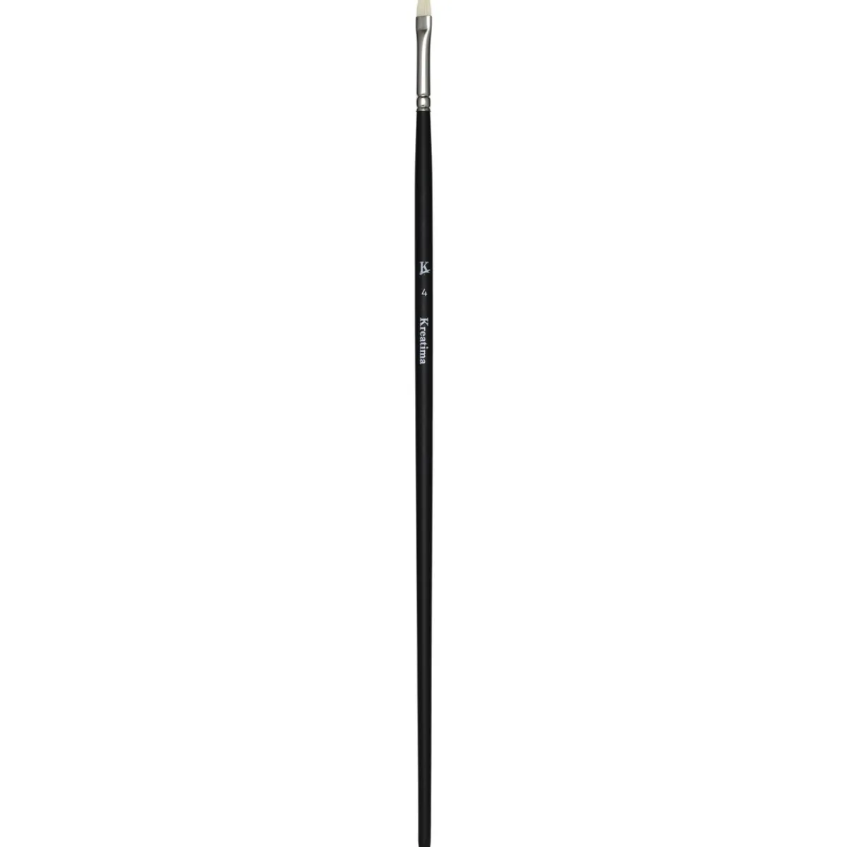 Kreatima Oil oljefärgspensel Flat Short 4B-FS 4 | Konstnärspenslar Olja