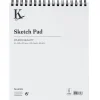 Kreatima Studio Sketch spiralbundet skissblock F3 (220x270 mm), 100 ark, 80 g/m² | Block