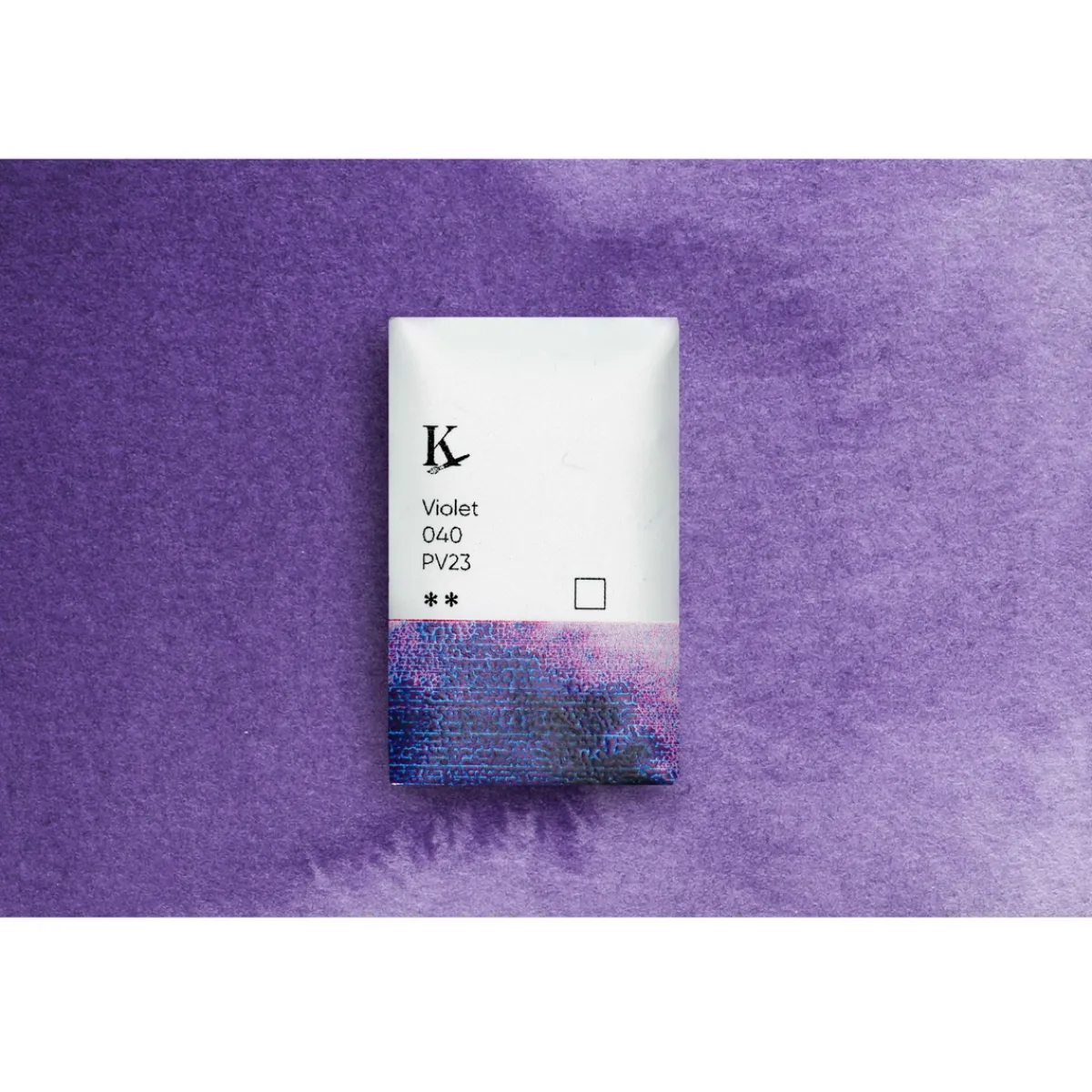 Kreatima Watercolour akvarellfärg 1/1 – Violet 040 PVV23 | Akvarell- & Vattenfärger