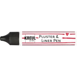 Kreul 3D Pen vit 29 ml – skriv & rita med fixerbar gummimassa | Textilpennor