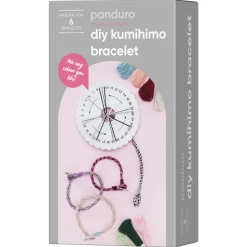 Panduro Jewellery Kumihimo-kit med allt du behöver för att skapa vackra armband med kumihimo-teknik | Armband