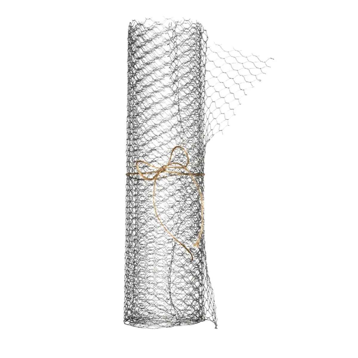 Panduro Hobby Kycklingnät / sexkantsnät – rulle med 30×100 cm, maskorna är 20x15 mm | Metall