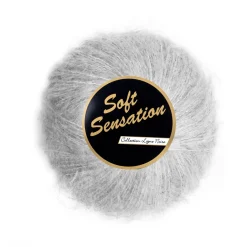Lammy yarn Lammy Garn Soft Sensation 25g ljusgrå 3