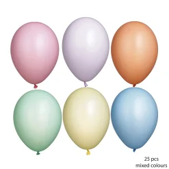 Barn Panduro Hobby Latexballonger 25-pack Ø26 cm i en härlig mix av pastellfärger