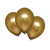 Amscan Latexballonger 6-pack Ø30 cm – krom- / metallicfärgade guld | Barn Ballonger