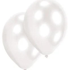 Barn Amscan Latexballonger 10-pack Ø30 cm – vit