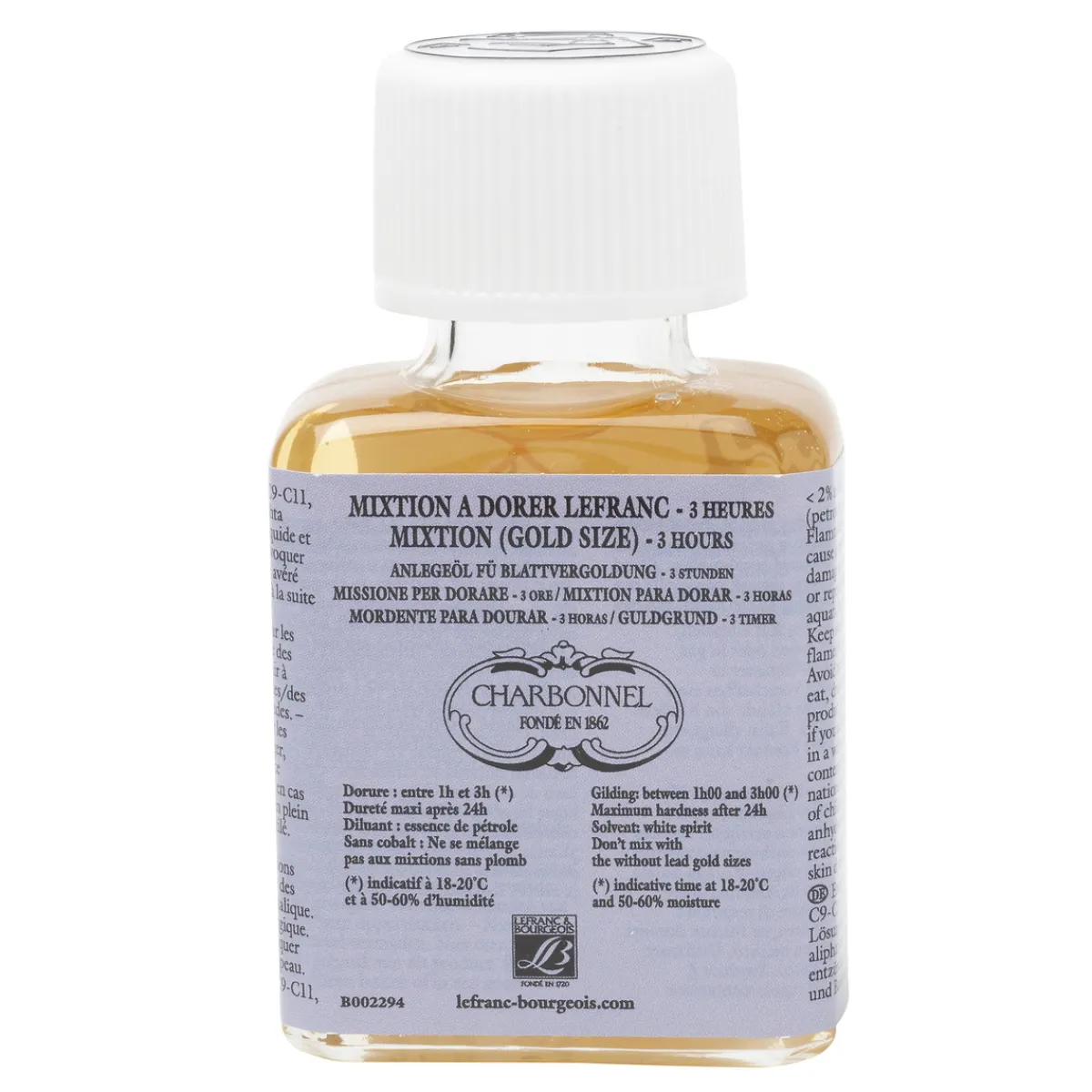 LEFRANC BOURGEOIS L&B Guldgrund Charb. 3h 75ml | Förgyllning