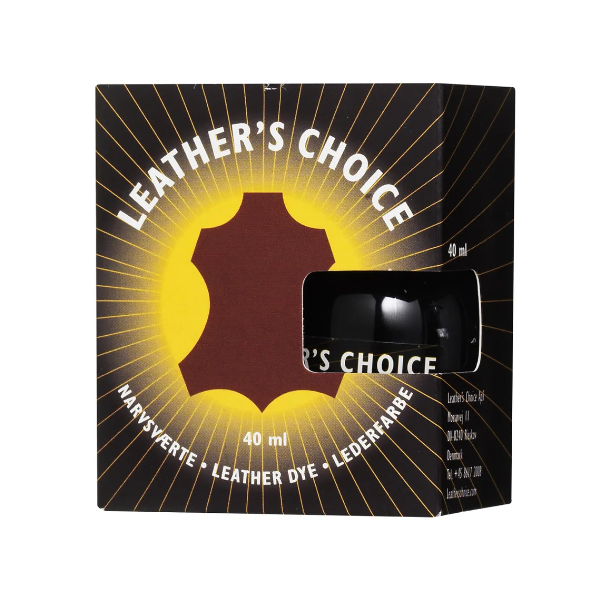 Leathers Choice Leather's Choice narvsvärta 40 ml guldbrun