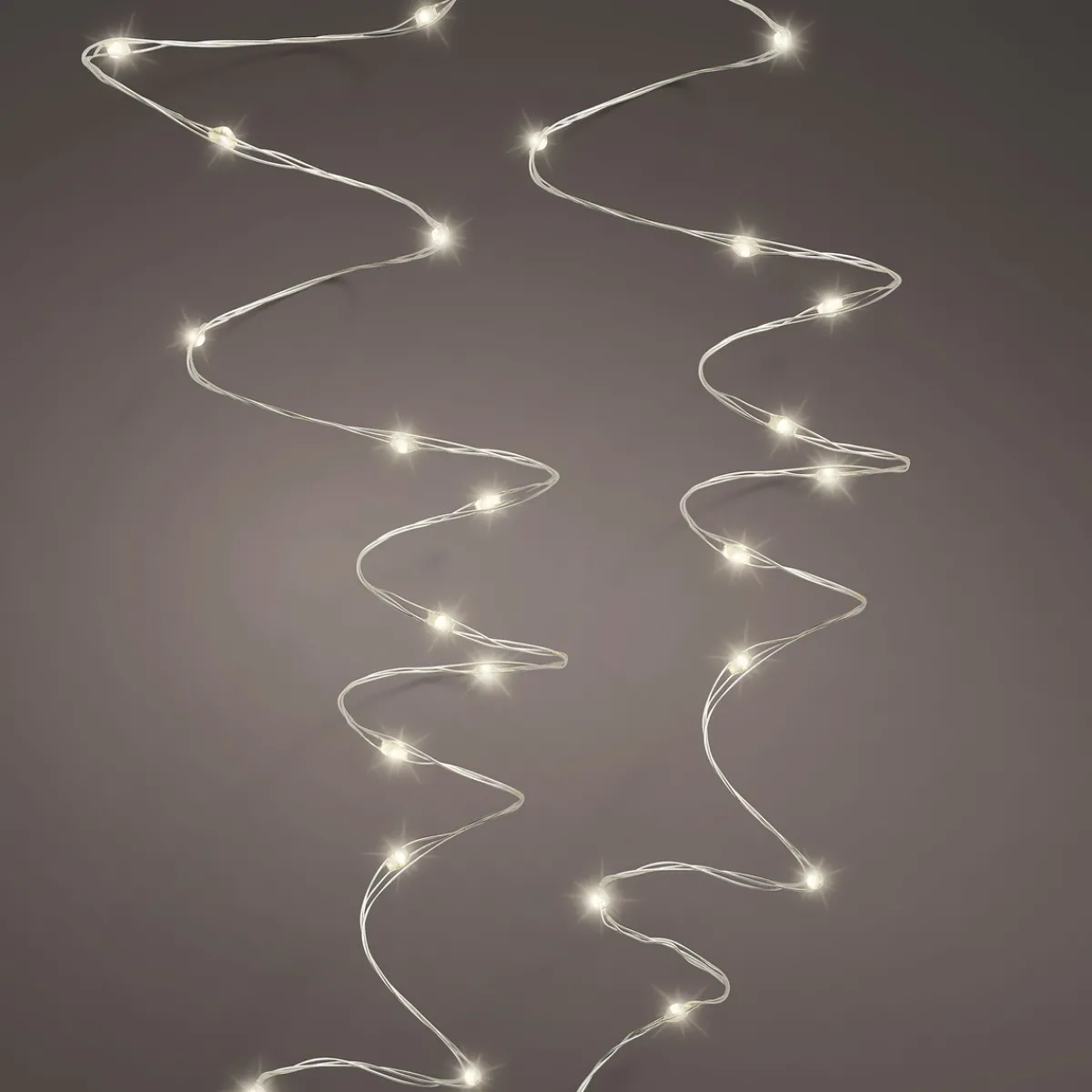 Decoris LED-ljusslinga för utomhusbruk, 250 cm lång med 50 LED-lampor, 8 funktioner + timer | Ljusslingor