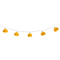 Hedlund LED-ljusslinga med 10 pumpor till halloween, längd 150 cm | Ljusslingor