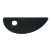 Oklassificerat Lerverktyg drejsken Blade 24 Flex, mjukt verktyg av metall för att trimma keramiklera. 11,5×4,5 cm