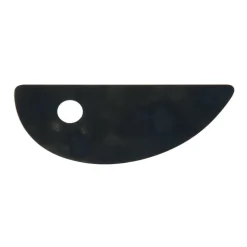 Oklassificerat Lerverktyg drejsken Blade 24 Flex, mjukt verktyg av metall för att trimma keramiklera. 11,5×4,5 cm