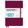 LEUCHTTURM1917 Notebook A5 Plain 120g Port Red – Hardcover | Notebooks