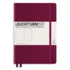 LEUCHTTURM1917 Notebook A5 Plain Port Red – Hardcover