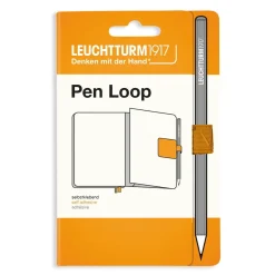 LEUCHTTURM1917 Pen Loop – gul självhäftande pennhållare till anteckningsböcker