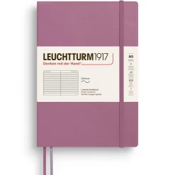 LEUCHTTURM1917 Ruled Notebook A5 Dusty Rose – Softcover | Notebooks