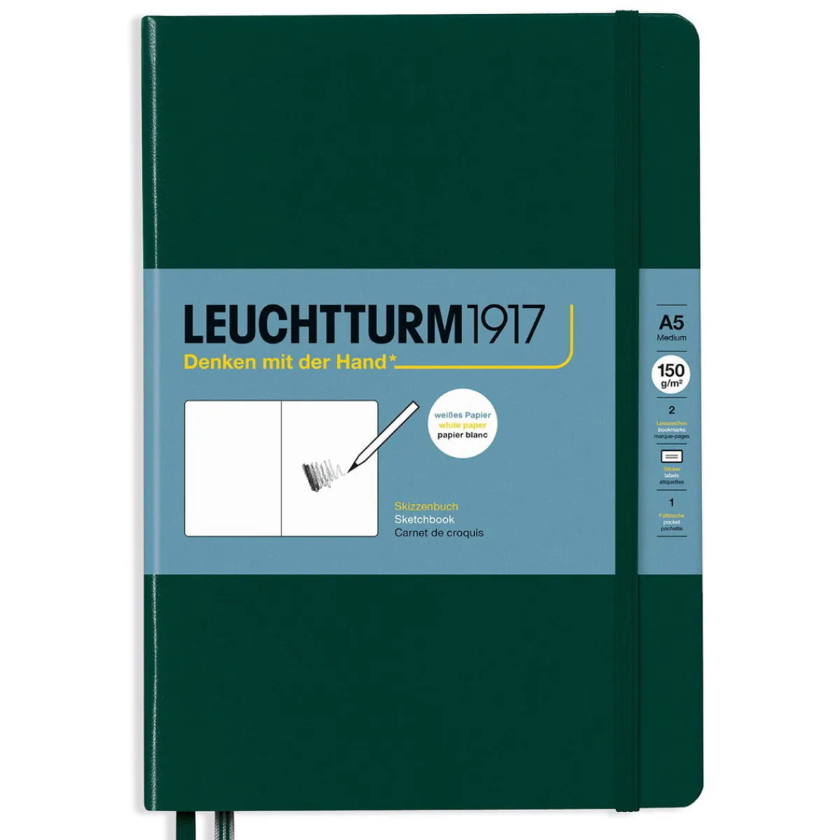 LEUCHTTURM1917 Sketchbook A5 Forest Green