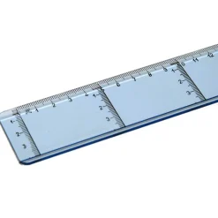 M+R Möbius Ruppert Linjal tvärdradering 50 cm | Pennvässare & Linjaler