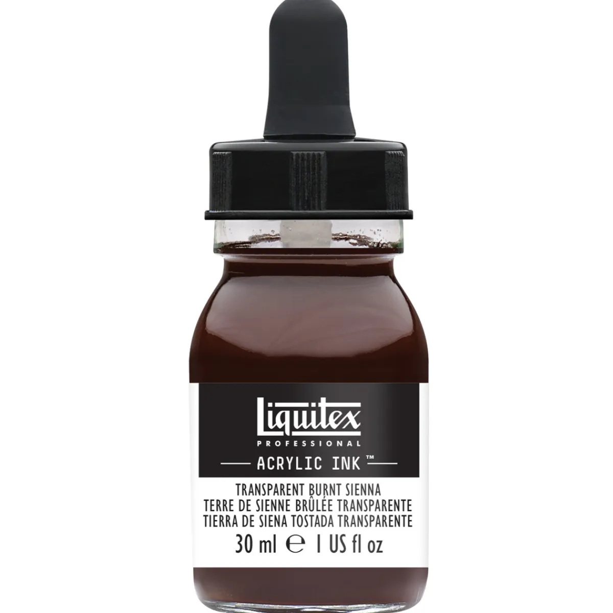 Liquitex Professional Acrylic Ink 30 ml – Transparent burnt sienna 129