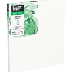 Liquitex Recycled Canvas – 100% återvunnen målarduk 40×40 cm, 565 g/m² | Uppspänd Målarduk / Bomull